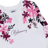 Леко скъсена блуза за момичета "Blooming" 3