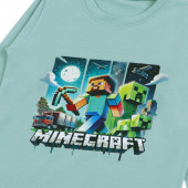 Детска блуза "Craft" в бледозелено 3