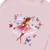 Детска блуза "Faity" в опушено розово 3