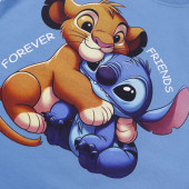 Детска блуза "Forever friends" в пастелно синьо 3