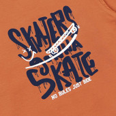 Детска блуза "Gonna skate" в карамел 3
