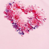 Детска блуза "Heart" в розово 3