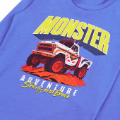 Детска блуза "Monster" в синьо 2