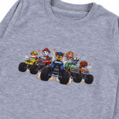 Детска блуза "Отряд" в сив меланж 3