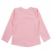 Детска блуза с еднорог в розово 2