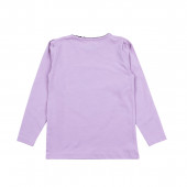 Детска блуза с камъчета в лилаво 2