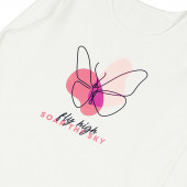 Детска блуза "Soar the sky" в екрю 2