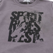 Детска блуза "Spirit" в сиво 3
