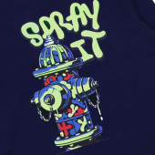 Детска памучна блyза "Spray it" 3