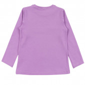 Детска блуза "Sweet girl" в лилаво 2