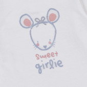 Детска памучна блуза "Sweet mouse" 3
