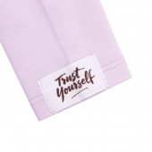 Детска блуза "Trust yourself" в бледолилаво 4