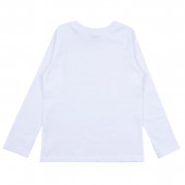 Детска блуза за момчета в бяло 2