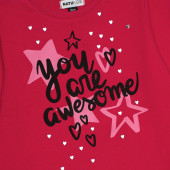 Детска блуза за момичета ''You are awesome'' 3