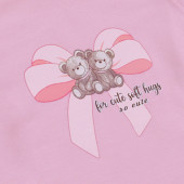 Детска блуза ''Soft hugs'' в розово 3