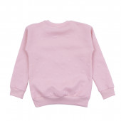 Детска капитонирана блуза в розово 2