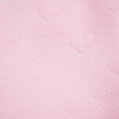 Детска капитонирана блуза в розово 3