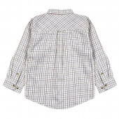 Памучна детска риза в каре  2