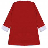 Детска коледна рокля с еленчета 3