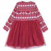 Детска коледна рокля с мотиви 3