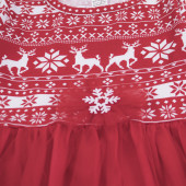 Детска коледна рокля с мотиви 4