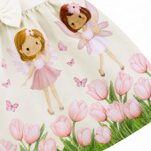 Детска лятна рокля "Fairy" в екрю 5