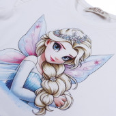Детска лятна рокля "Princess" в бяло и лилаво 4