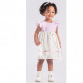 Детска лятна рокля с лента за глава "Ками" 5