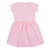 Детска лятна рокля "Super" в розово 2