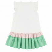 Детска лятна рокля "Свежест" в екрю 2