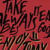Детска памучна блуза "Enjoy today" 3