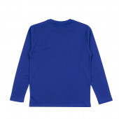 Детска памучна блуза "Limitless" в синьо 2