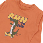 Детска памучна блуза "Run" 3