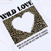 Детска памучна блуза "Wild love" 3