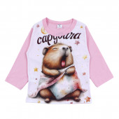 Детска памучна пижама "Capybara" 2