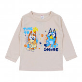 Детска памучна пижама "Time to shine" в бежово 2