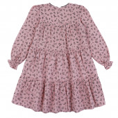 Детска памучна рокля с цветчета 5