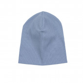 Детска памучна шапка в синьо 2