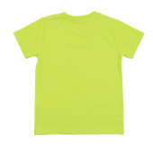 Детска памучна тениска "Dino" в зелено 2