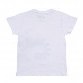 Детска памучна тениска с апликация "Дино" 2