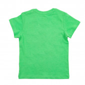 Детска памучна тениска в зелено 2