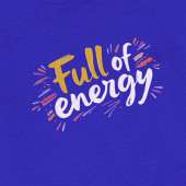 Детска плътна блуза ''Energy'' в синьо 3