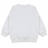 Детска плътна блуза ''Feel love'' в екрю 3