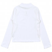 Детска рипсена блуза в екрю 2