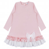 Детска рокля "Аделина" в пудра 3
