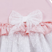 Детска рокля "Аделина" в пудра 5