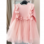 Детска рокля "Елиа" в розово 2
