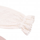 Детска рокля "Love" в крем и пудра 5