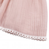 Детска рокля "Love" в крем и пудра 6