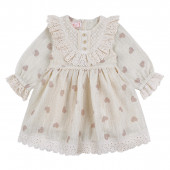 Детска рокля с рязана дантела "Лора" 2